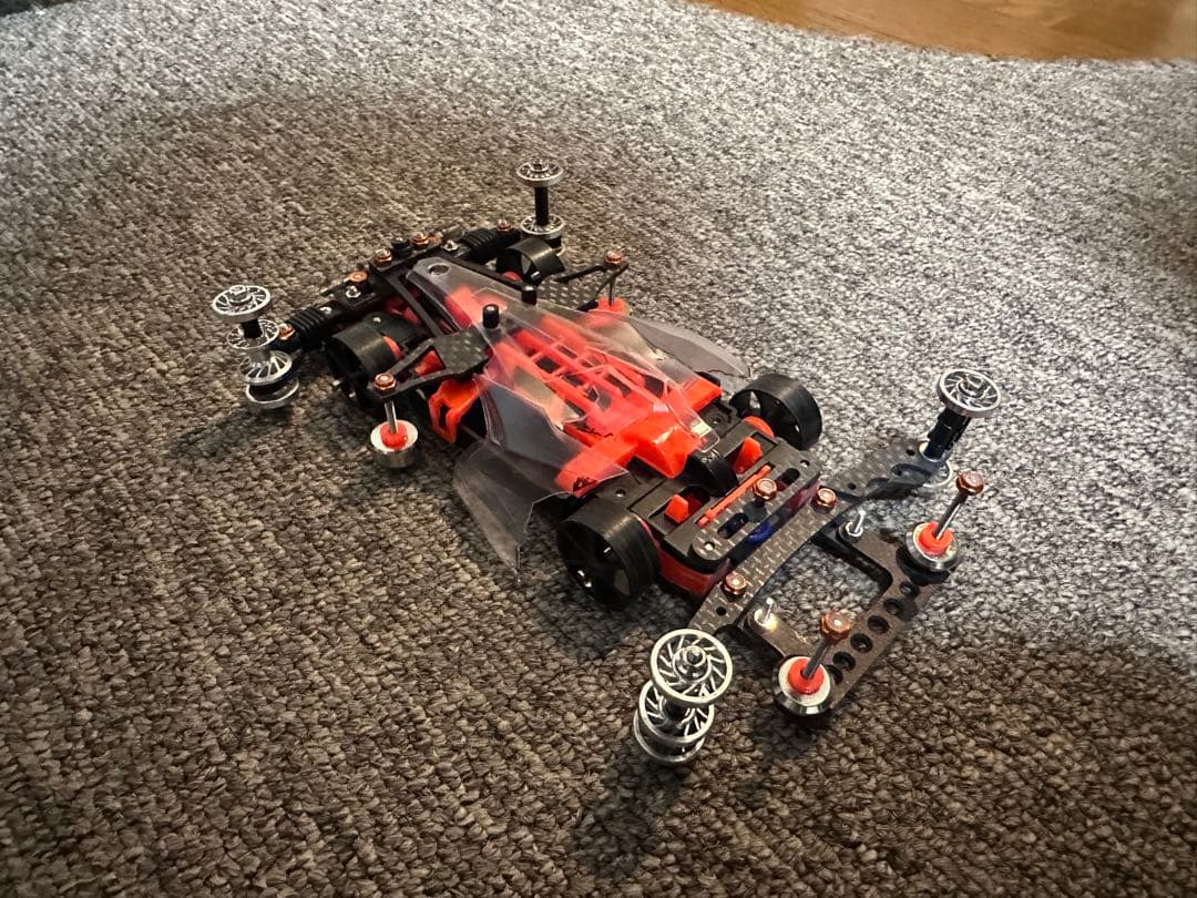 ミニ四駆　車体　放電機セット