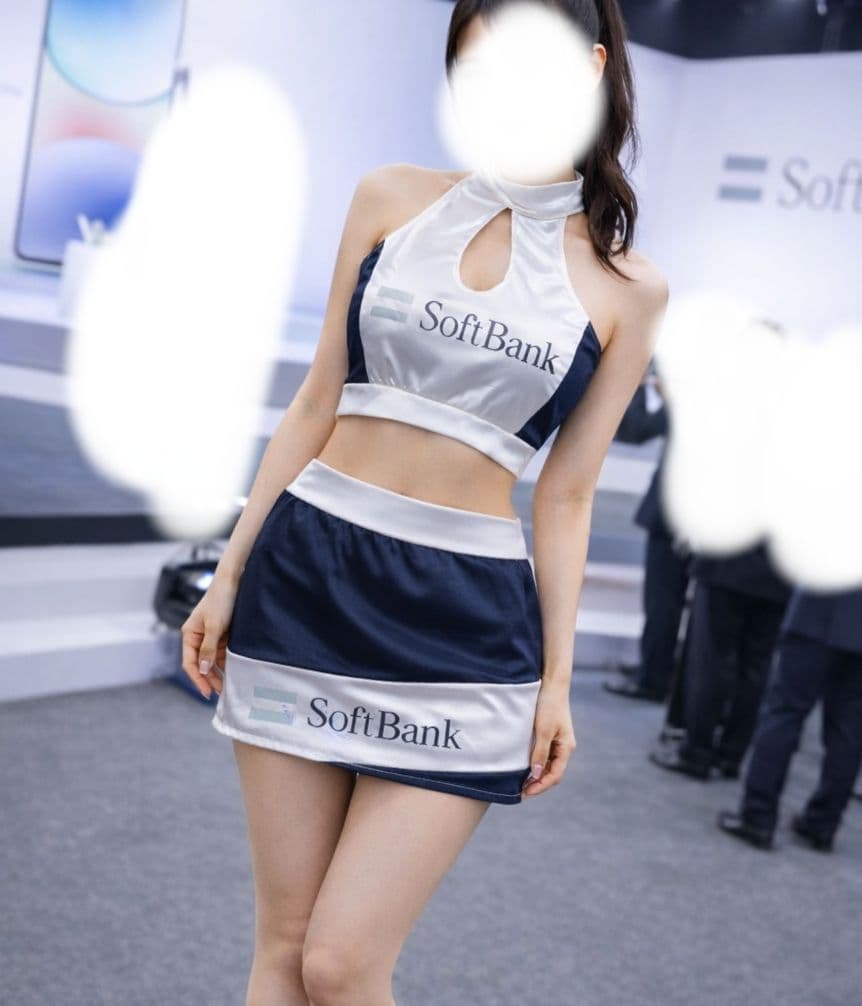 と*よ様 ソフトバンク　スマホ　コンパニオン　キャンギャル　衣装　制服　ミニスカ