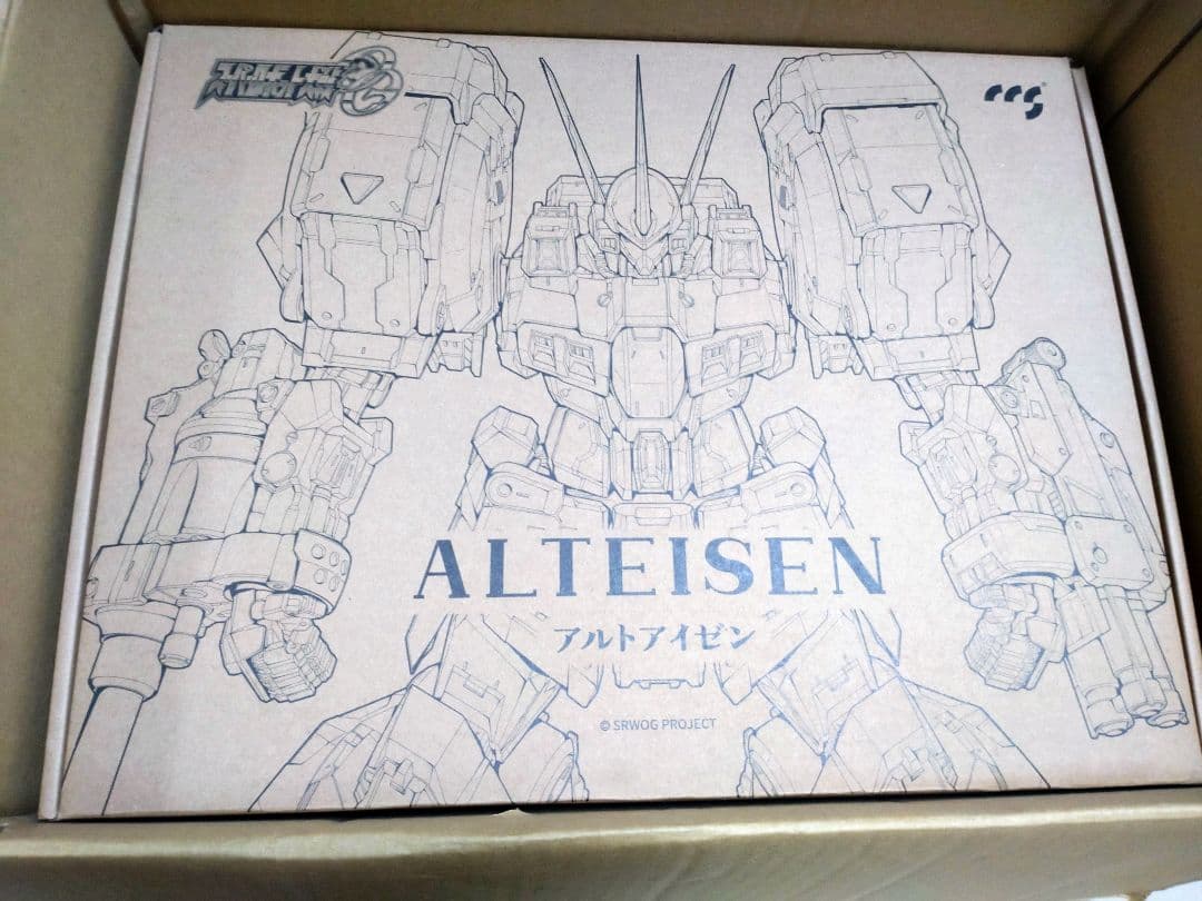 新品未開封 CCSTOYS 鉄魄 アルトアイゼン 修正済み台座付き