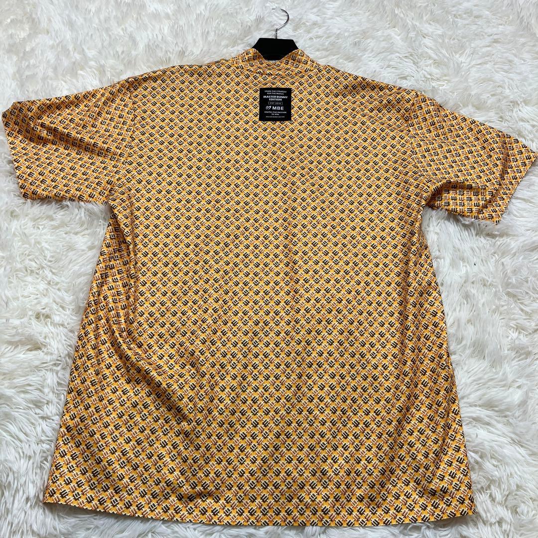 極美品 希少サイズ マスターバニー ゴルフウェア半袖 モックネック 3XL