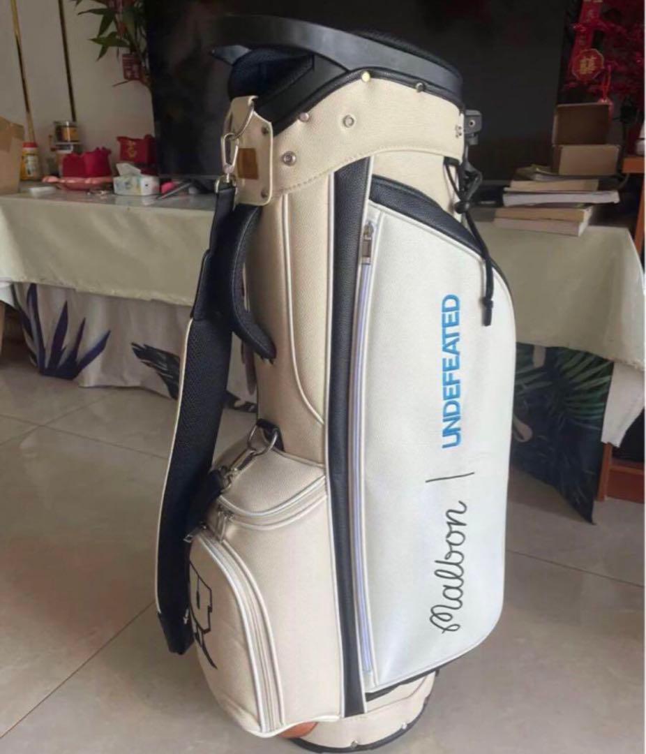 Malbon golf マルボン ゴルフキャディバッグ セルフスタンド ホワイト