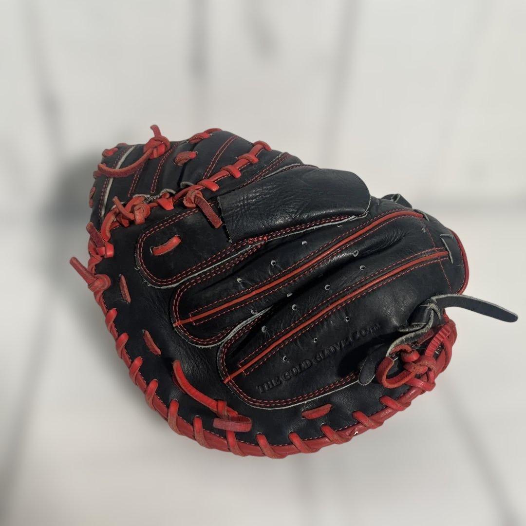 Rawlings 軟式グローブ 黒/赤　キャッチャーミット　即戦力　一般