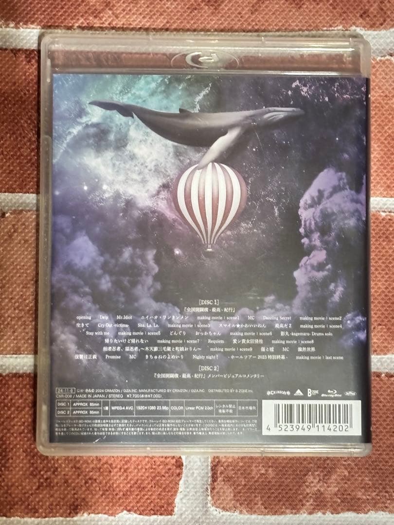 真天地開闢ジグザグ-最高-3点セット DVD CD ツアーパンフレット
