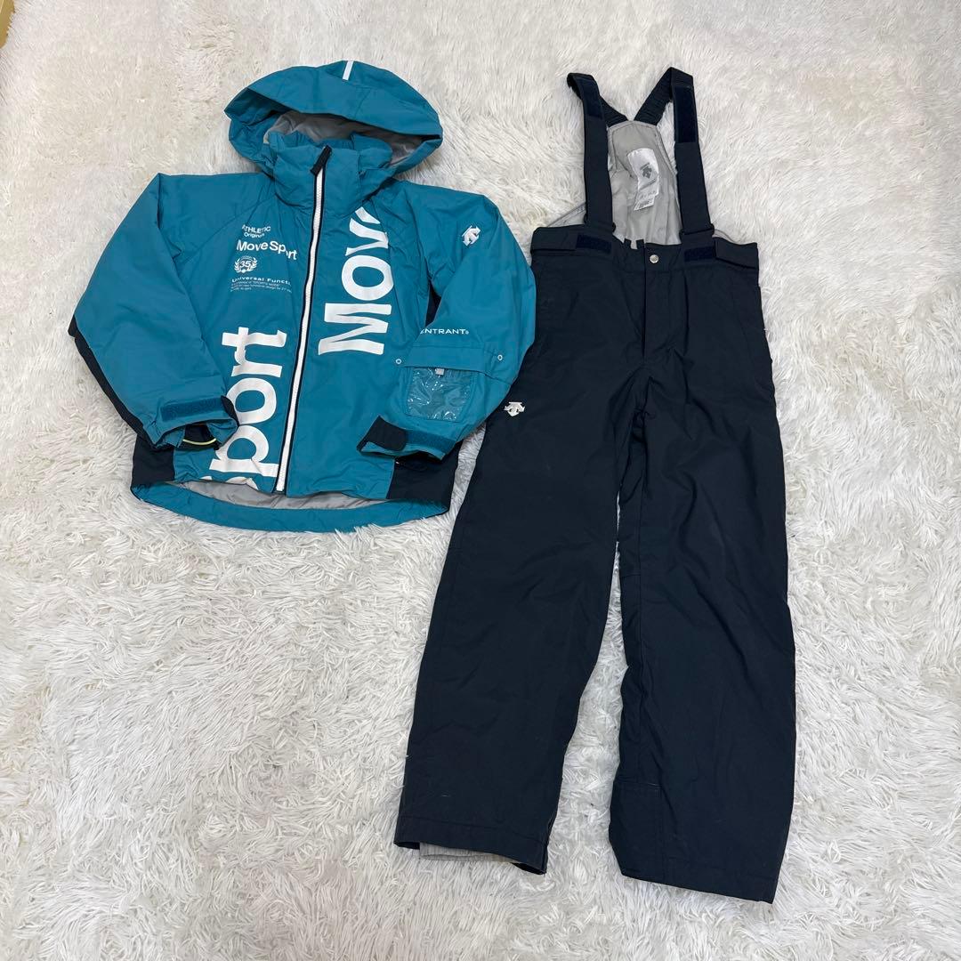 DESCENTE スキーウェア上下、インナー2枚、グローブセット 130サイズ