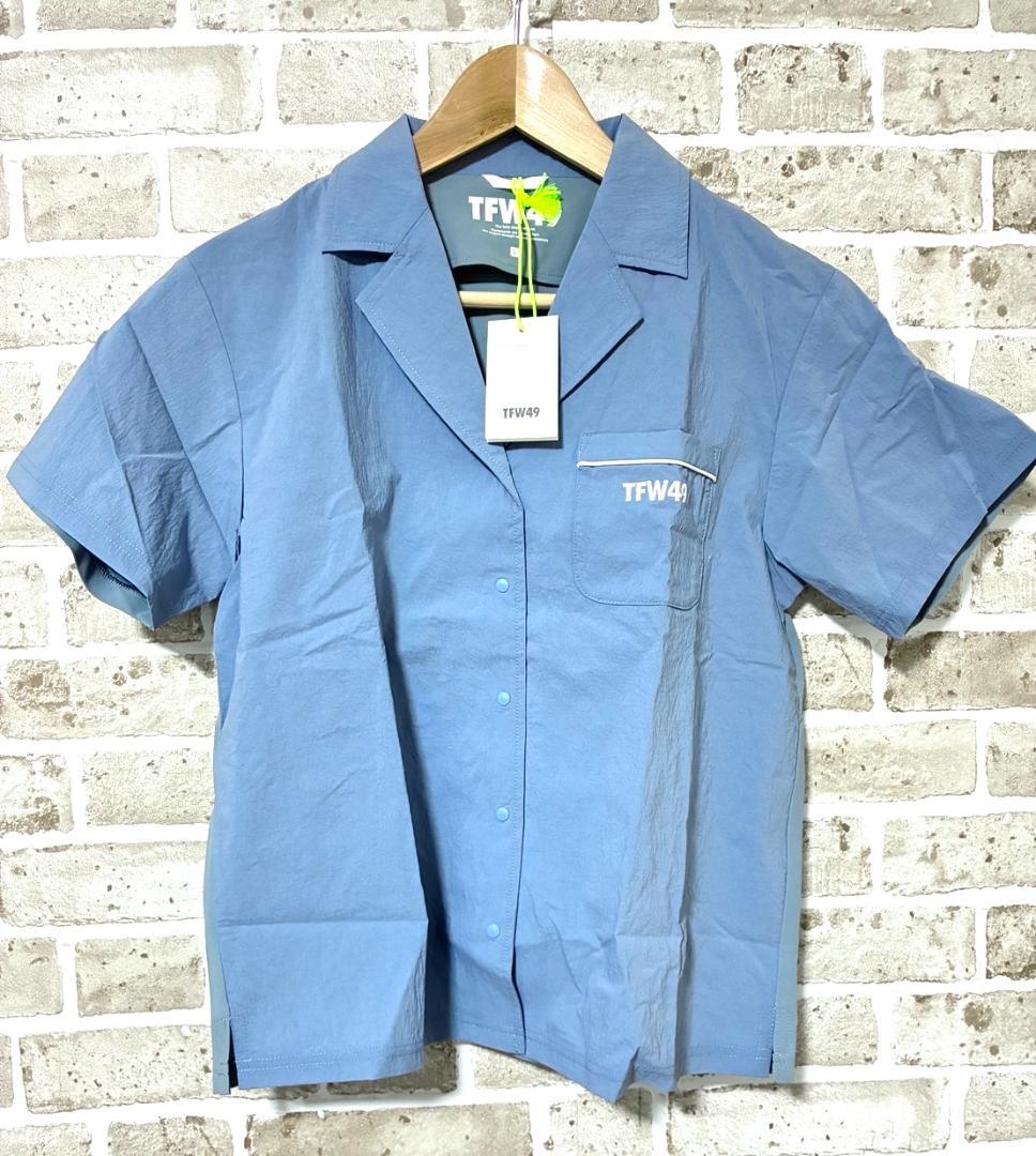 【早い者勝ち❣️】新品 TFW49 コンビネーションオープンシャツ Lサイズ