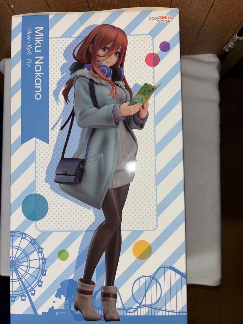 値下げ不可☆グッドスマイル三玖フィギュア未開封＋三玖ルームウェア２Ｌ上下＋おまけ