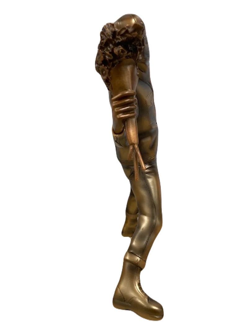 美品　ブロンズ製　FLOWER BOMBER BRONZE STATUE #2