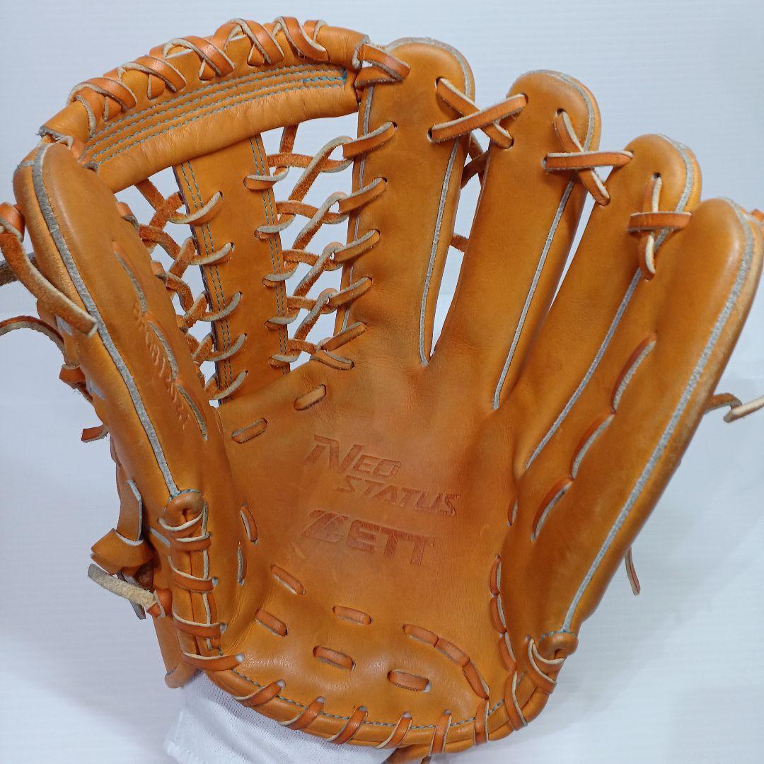 ZETT ゼット 硬式グローブ ネオステイタス 右投げ用 外野手用 グラブ 美品