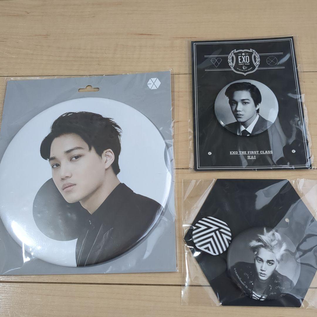 【送料無料】EXO KAI 公式グッズ 8点セット ネームバッジおまけ付き