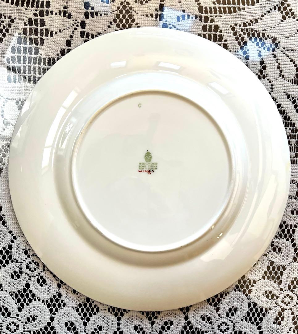 ★ウェッジウッド★ フロレンティーングリーン 22.5cm皿未使用品 S198