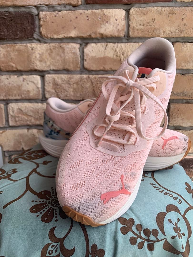 正規品一度使用！25cm Puma RunXX Nitro Maggieピンク