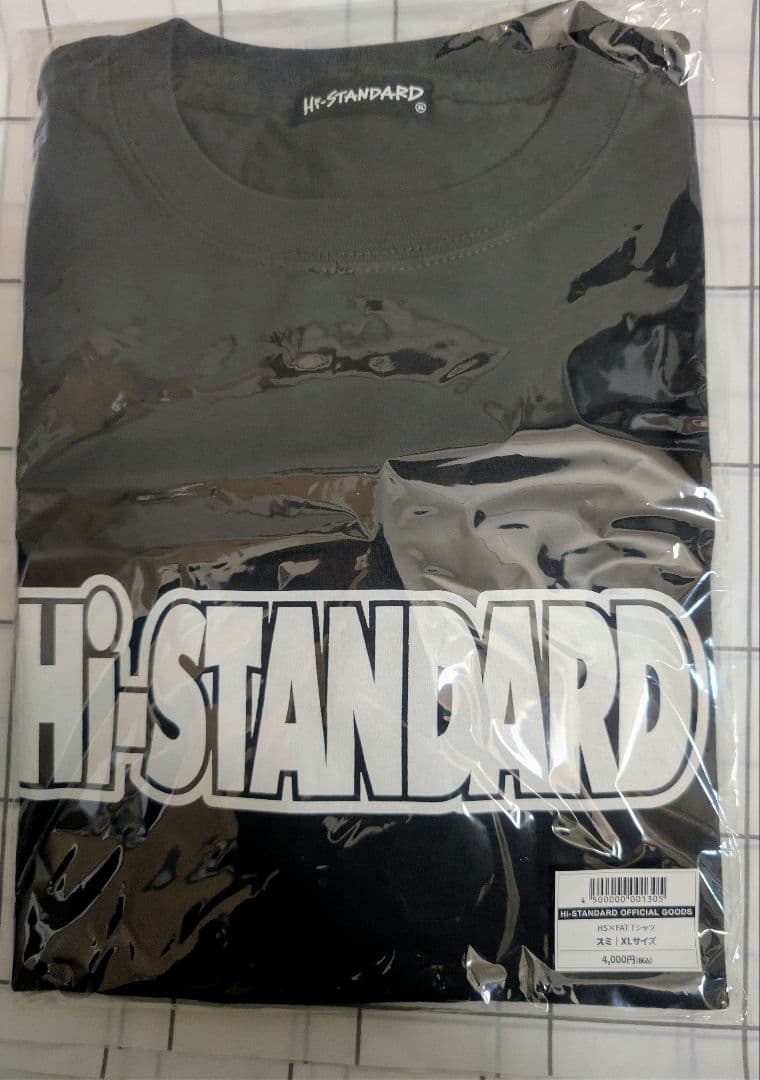 ハイスタTシャツ　Hi-STANDARD HS×FAT T　XL(SUMI)