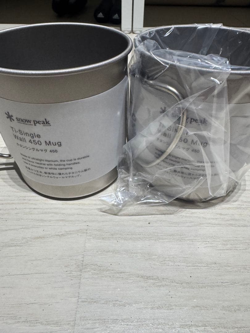  peak Ti-Single Wall 450 Mug 新品2個セット