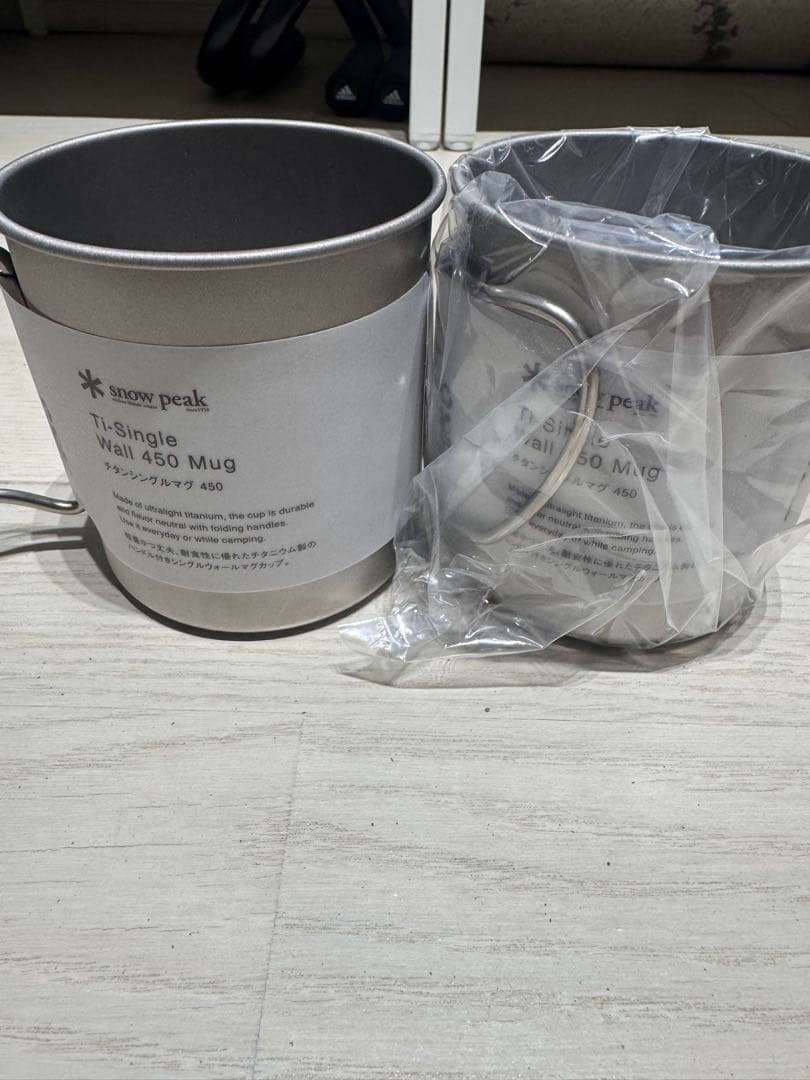  peak Ti-Single Wall 450 Mug 新品2個セット