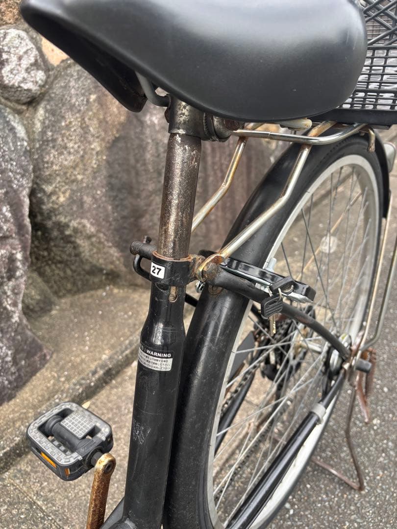 【福岡県糸島市】【直接取引限定】自転車　27インチ　外装6段変速