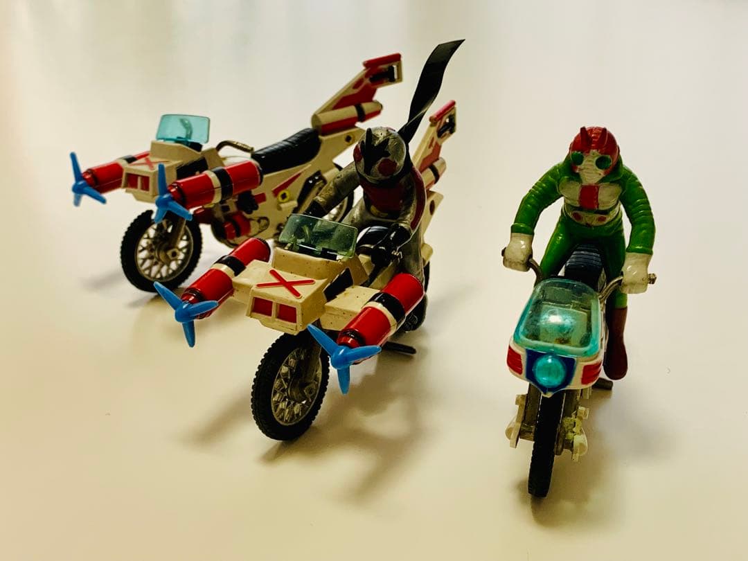 ポピー 超合金 ポピニカ 仮面ライダー クルーザー　ハリケーン 中古品 レトロ