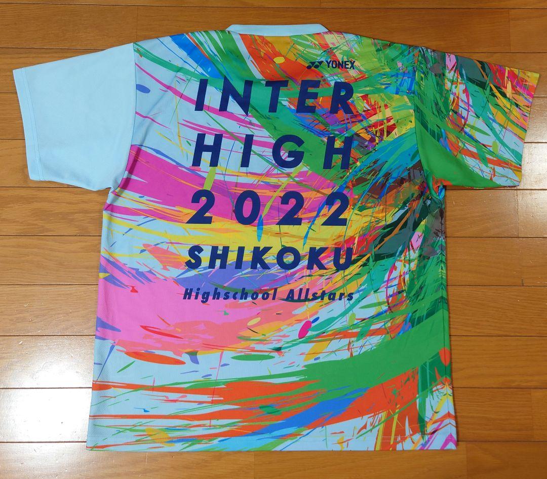 YONEX INTER HIGH 2022 シャツ Lサイズ