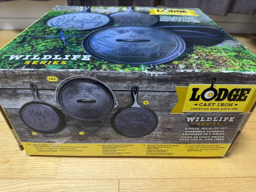 新品未使用　Lodge WILDLIFE SERIES 5ピースセット