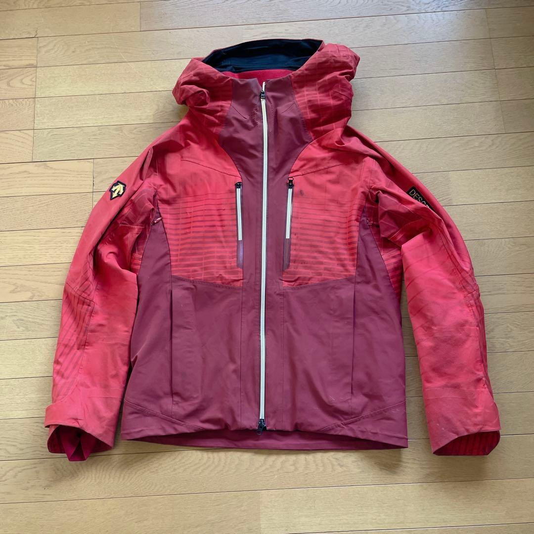 デサント DESCENTE スキーウェア 上下セット デモチーム中古サイズL