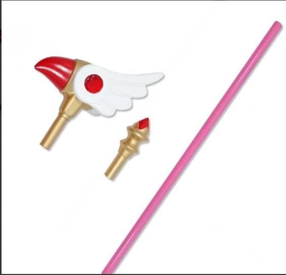 カードキャプターさくら cosplay 道具杖 素材PU 85CM