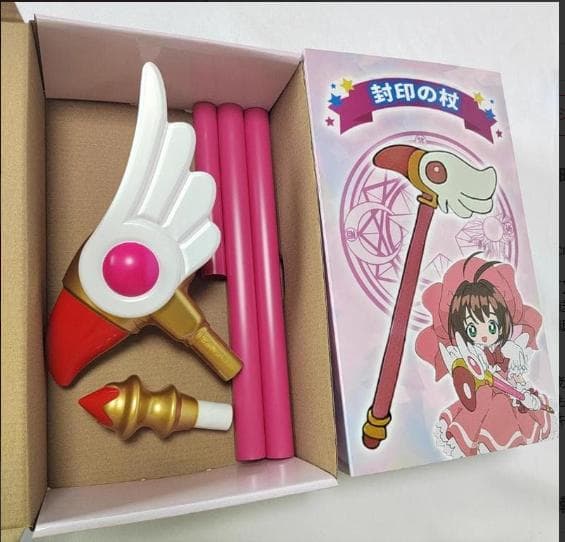 カードキャプターさくら cosplay 道具杖 素材PU 85CM