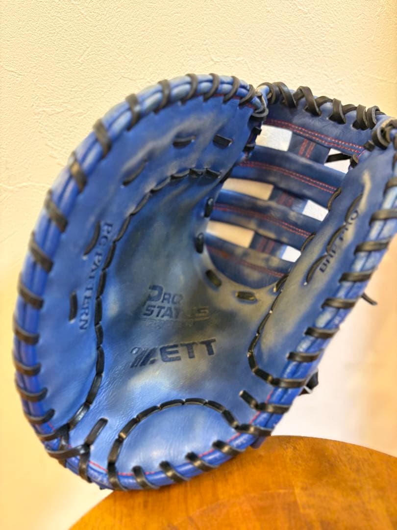 ZETTプロステイタスオーダー 軟式ミット左投げ用