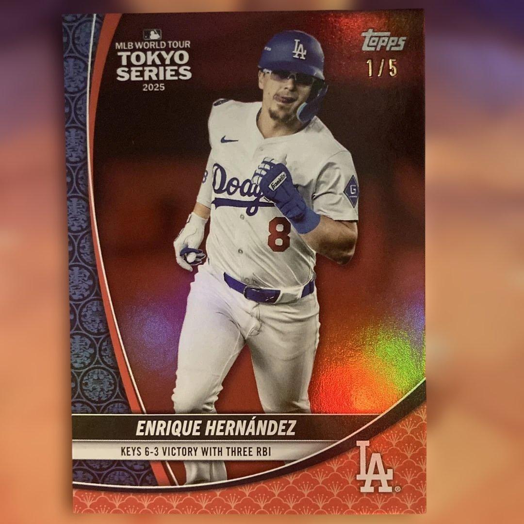 topps Enrique Hernandez 5シリ ファーストナンバー LA