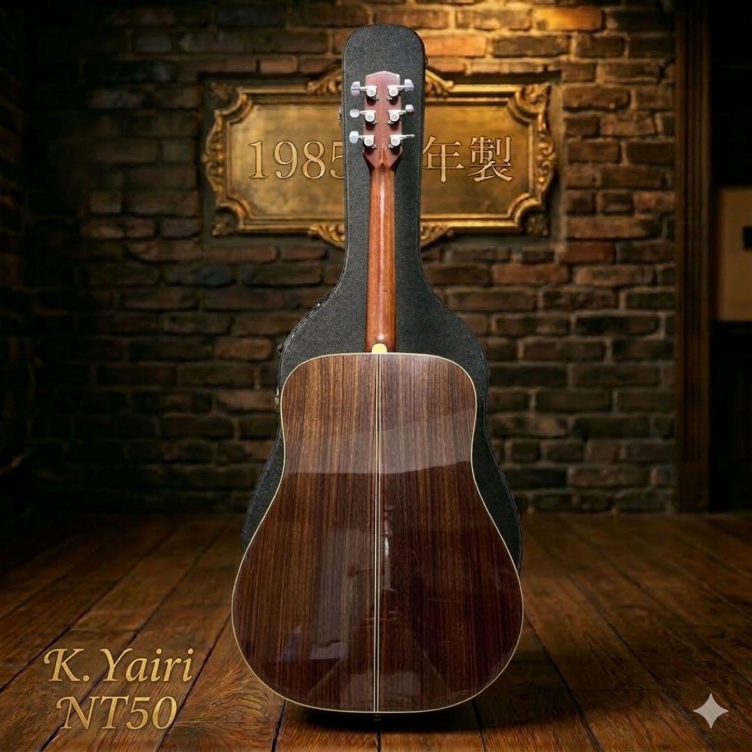 【希少3ピースバック/ケース付き】K. Yairi NT50 1985年製ヤイリ