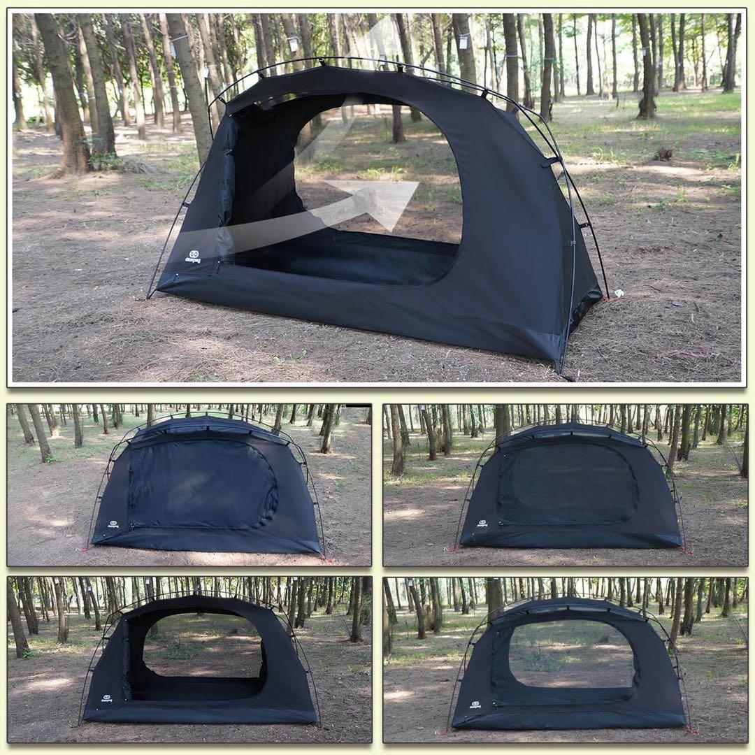 ★新品未使用！GO Glamping SKY EYE 自立式 TC ソロテント黒