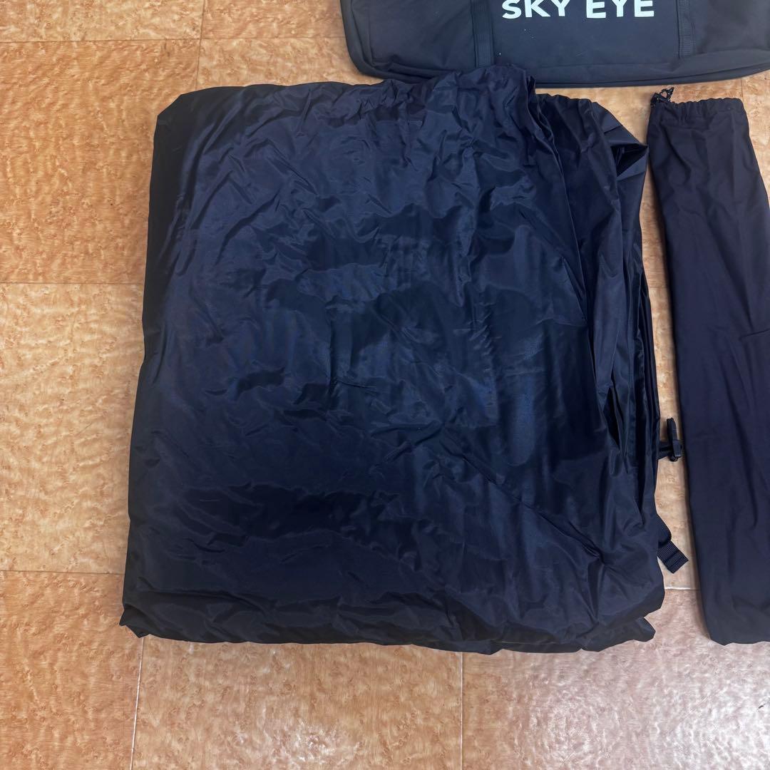 ★新品未使用！GO Glamping SKY EYE 自立式 TC ソロテント黒