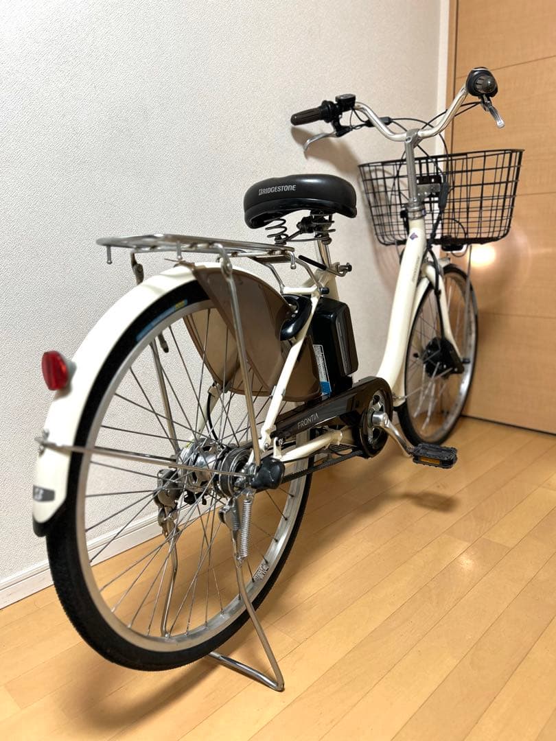 清掃員様用(送料込み) 電動自転車　ブリヂストン　フロンティア　前後タイヤ新品