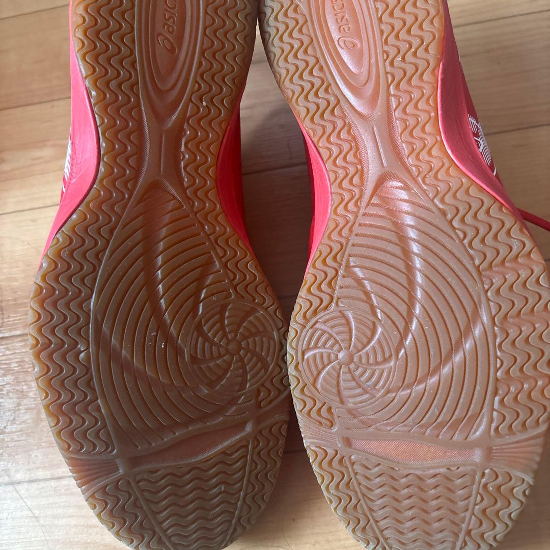 ASICS CALCETTO レッド サッカーシューズ26cm