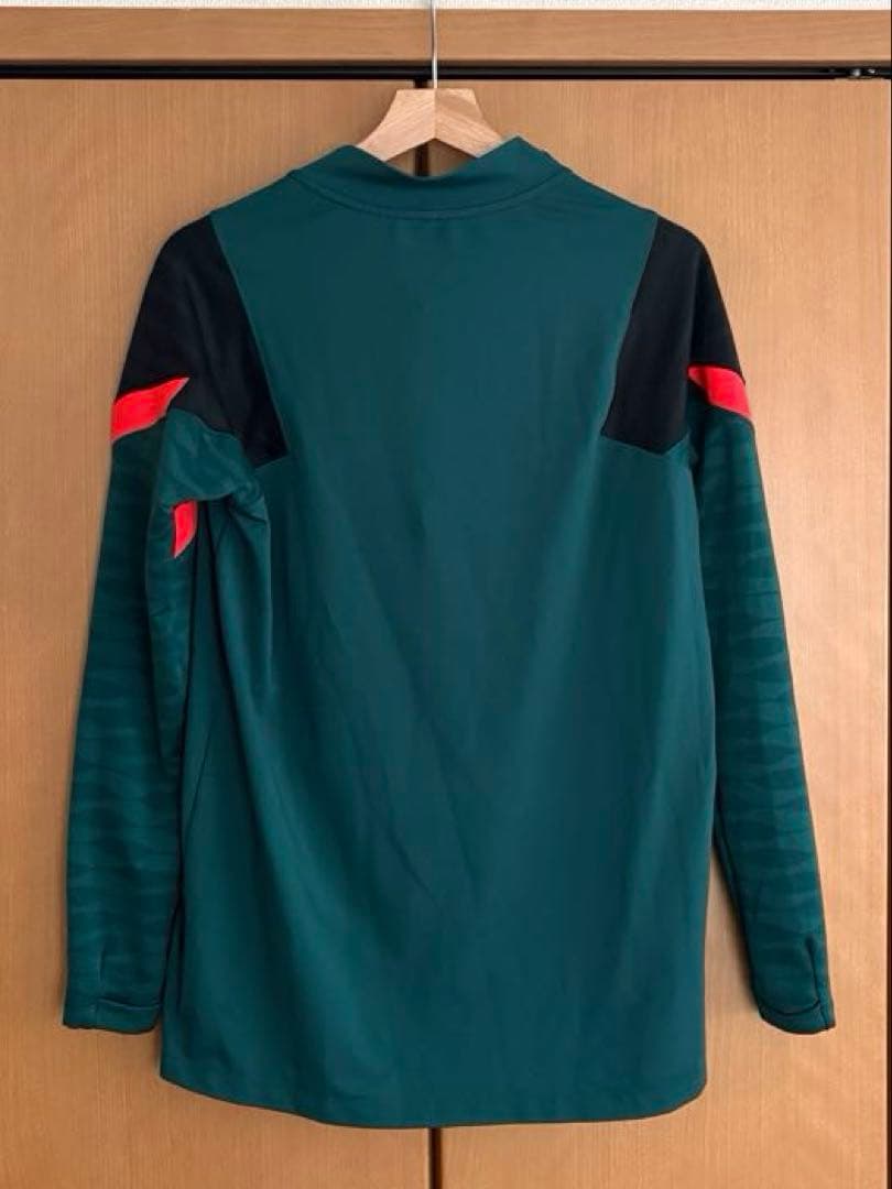 Nike リバプールFC ハーフジップ ジャージ ダークグリーン