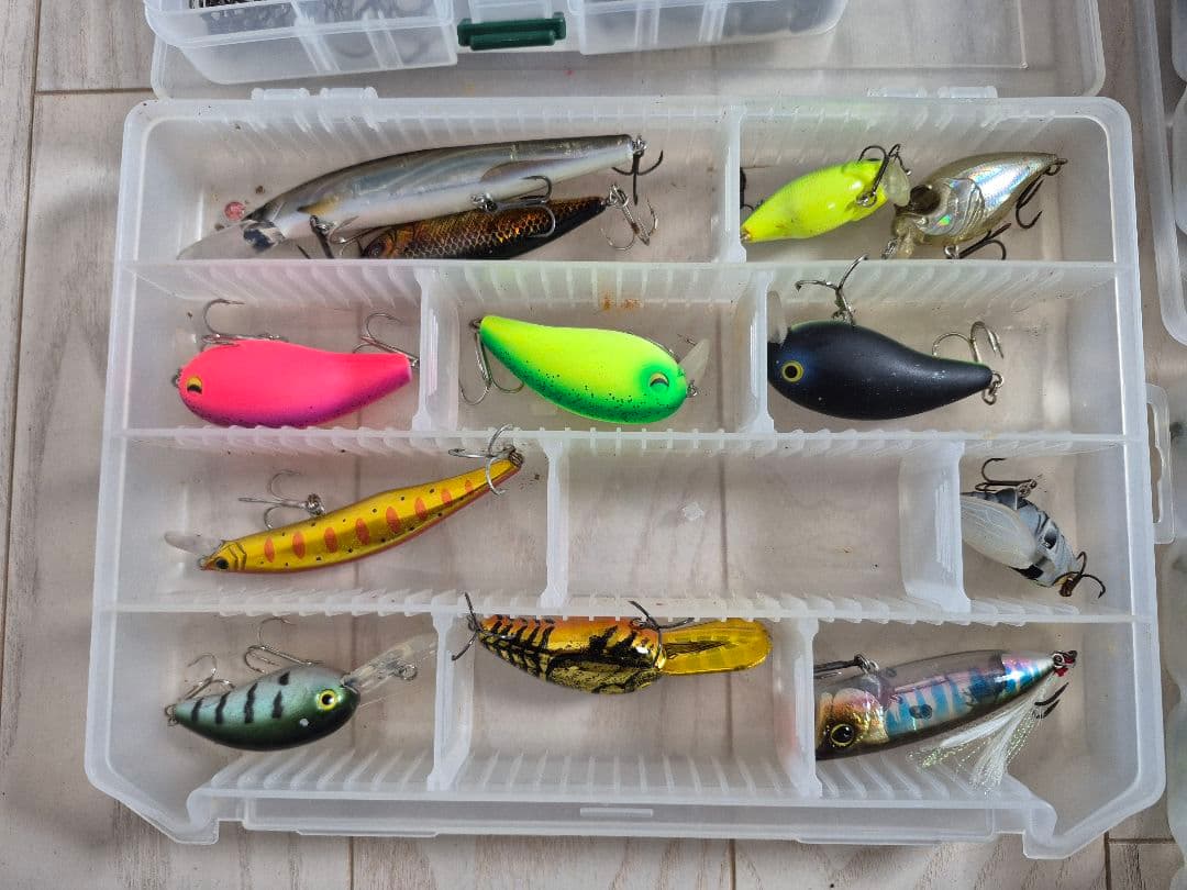 バス釣り　引退セット　まとめ売り　ルアー　ワーム　セット　中古