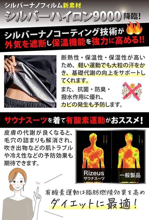 大特価！！サウナスーツ フルジップ メンズ レディース