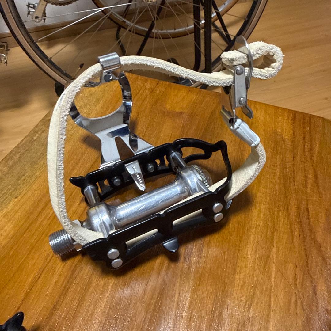 CAMPAGNOLO カンパ　フラットペダル 50thトゥクリップ付き