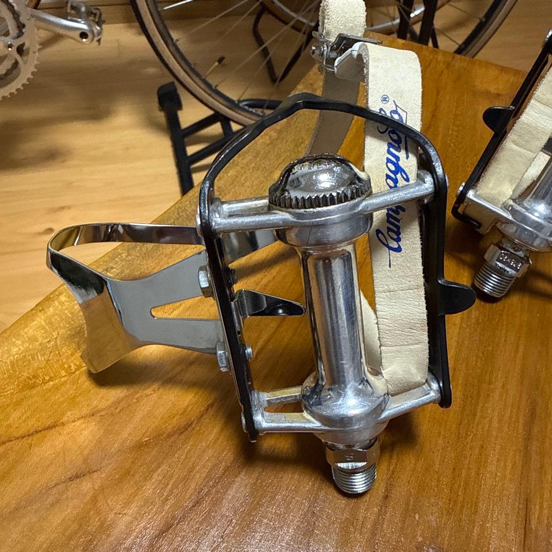 CAMPAGNOLO カンパ　フラットペダル 50thトゥクリップ付き