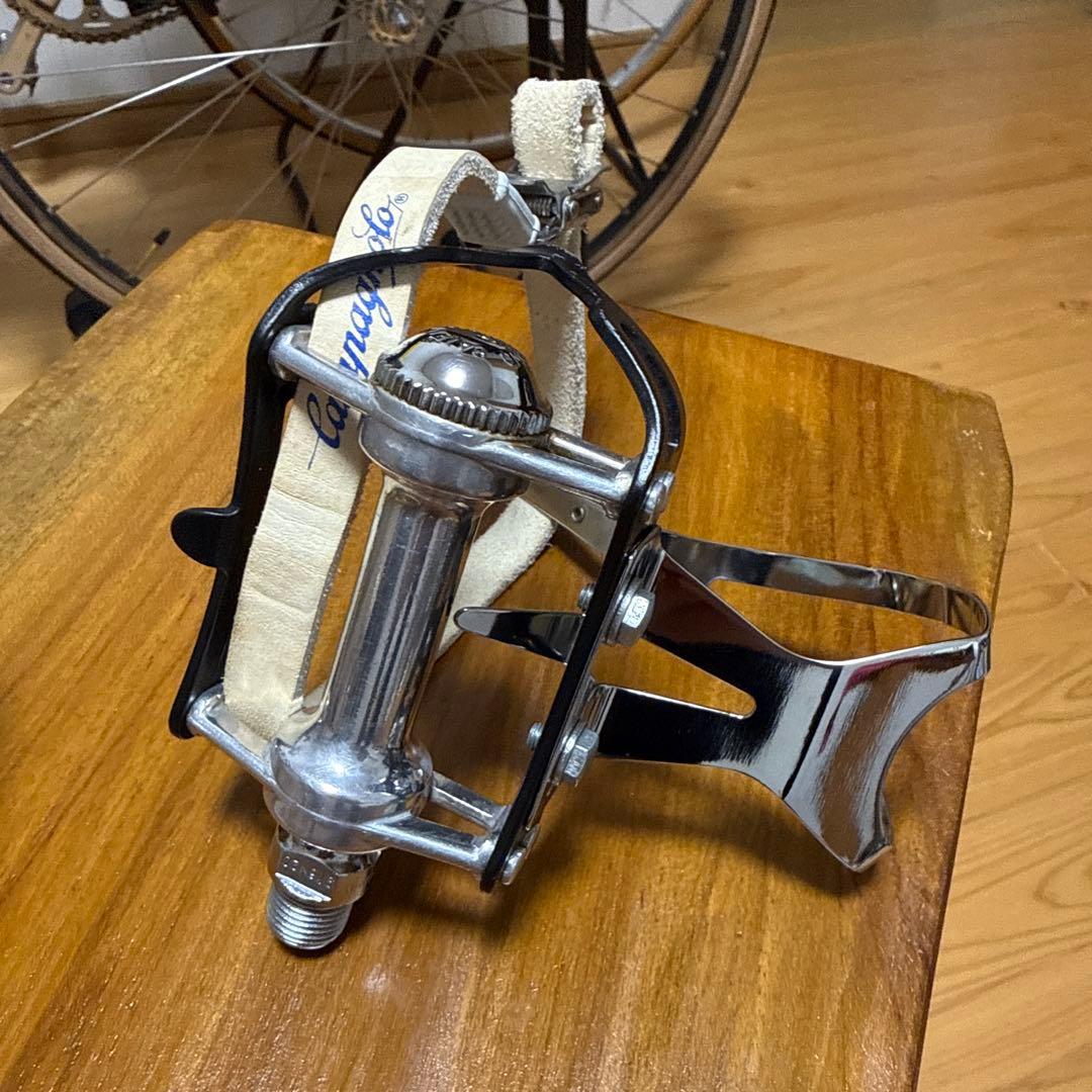 CAMPAGNOLO カンパ　フラットペダル 50thトゥクリップ付き