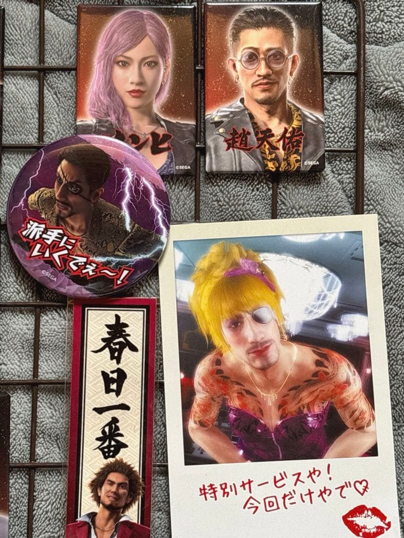 龍が如くグッズ　ゴロ美ポストカード/レジェンドの極くじセット