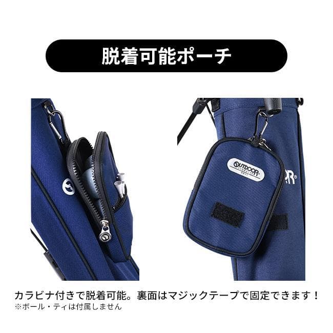 新品 OUTDOOR GOLF アウトドア ゴルフ セルフスタンド ブラウン