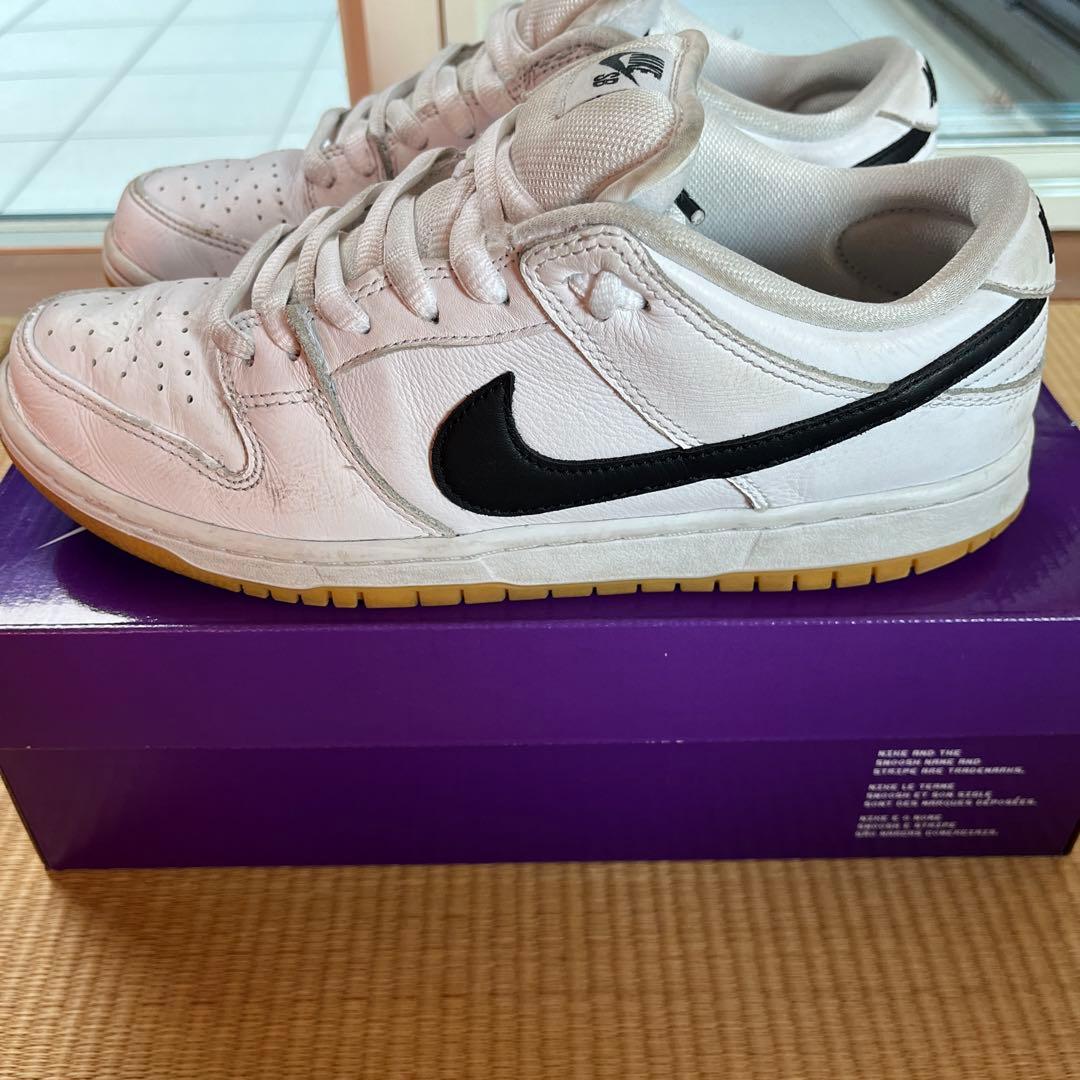 スケートボード Nike sb dunk low pro white