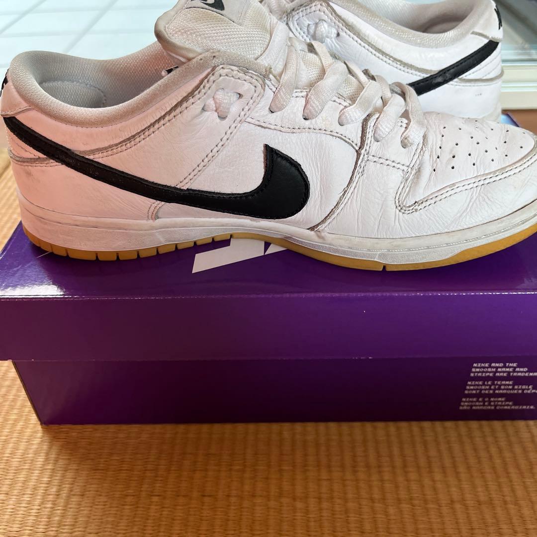 スケートボード Nike sb dunk low pro white