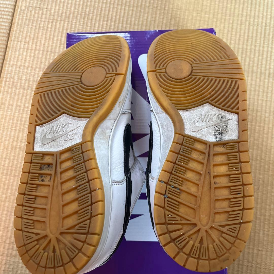 スケートボード Nike sb dunk low pro white