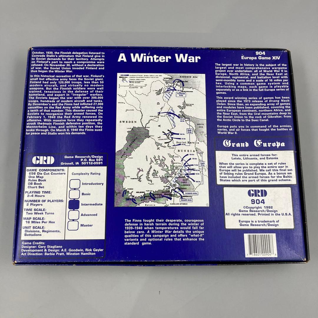 ★XIV A Winter War wargame　ウォーゲーム