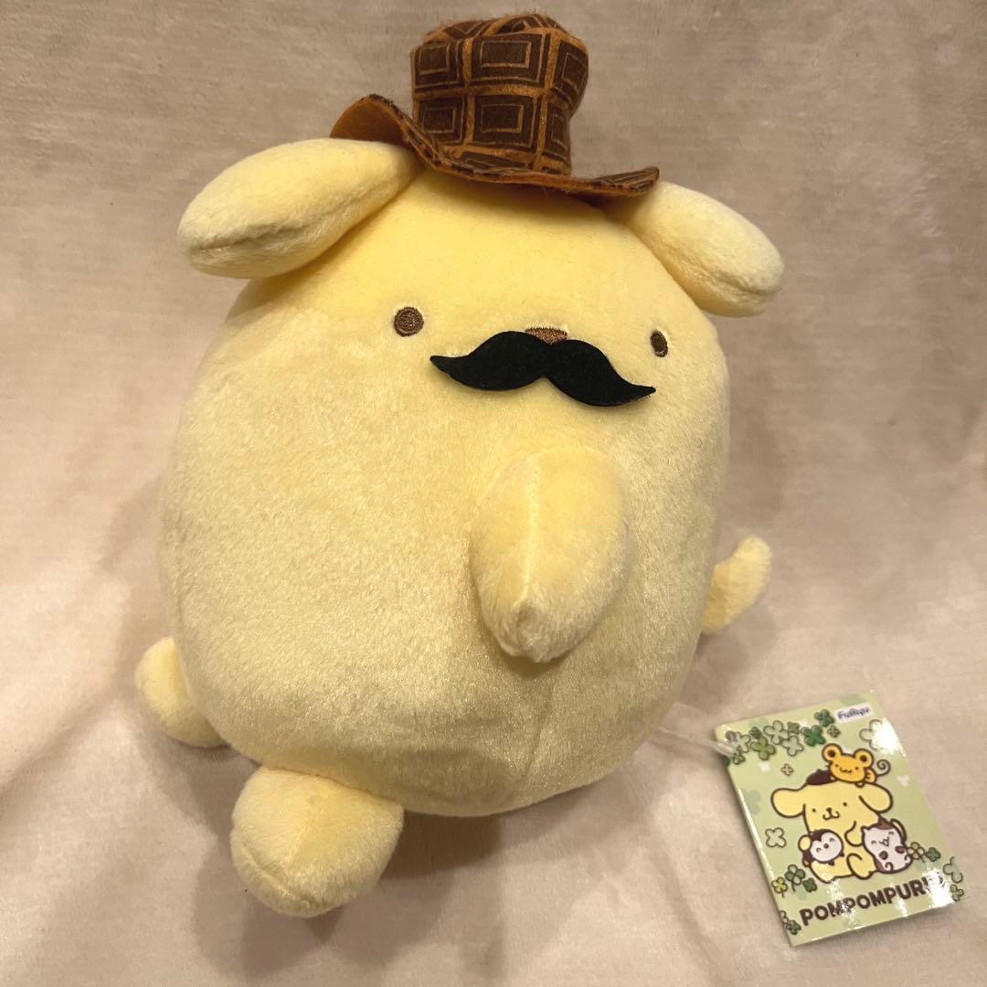 レア　ポムポムプリン　ワクワクハッピー　ひげ　ぬいぐるみ　2018