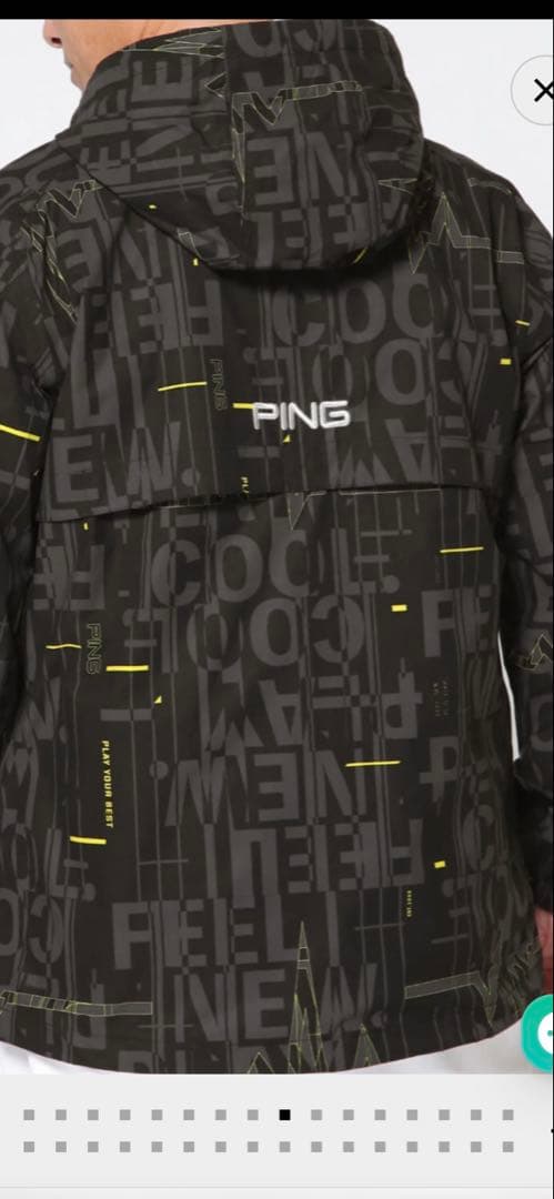 【新品・未使用】PING フード付きジャケット　定価14,300円