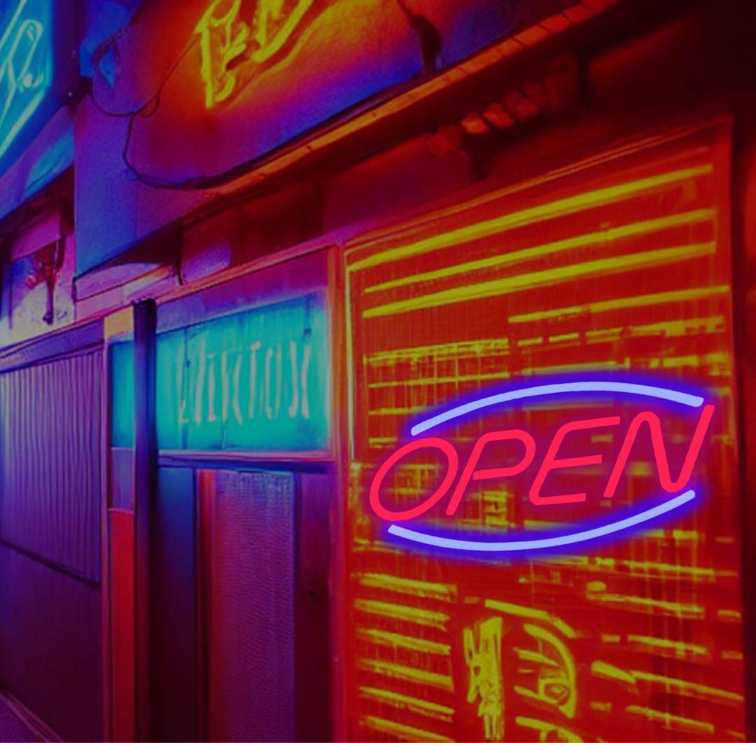 ネオンサイン OPEN LEDサイン 雰囲気作り インテリア　オリジナル