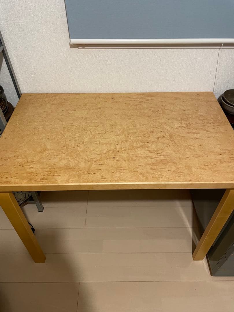 【カーリーバーチ仕様 未使用】ARTEK テーブル 80B 90周年限定モデル