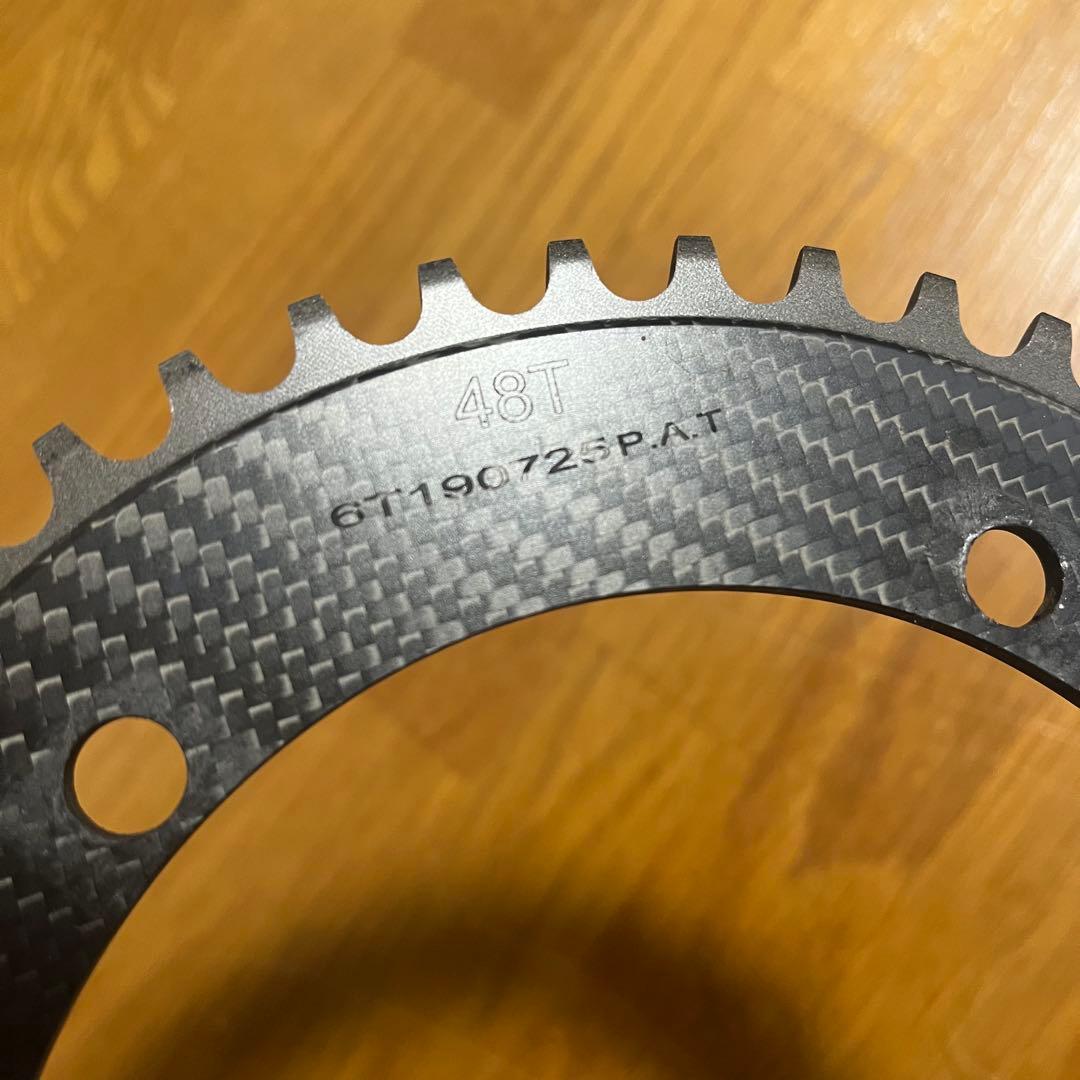 digiritカーボン チェーンリング 48T