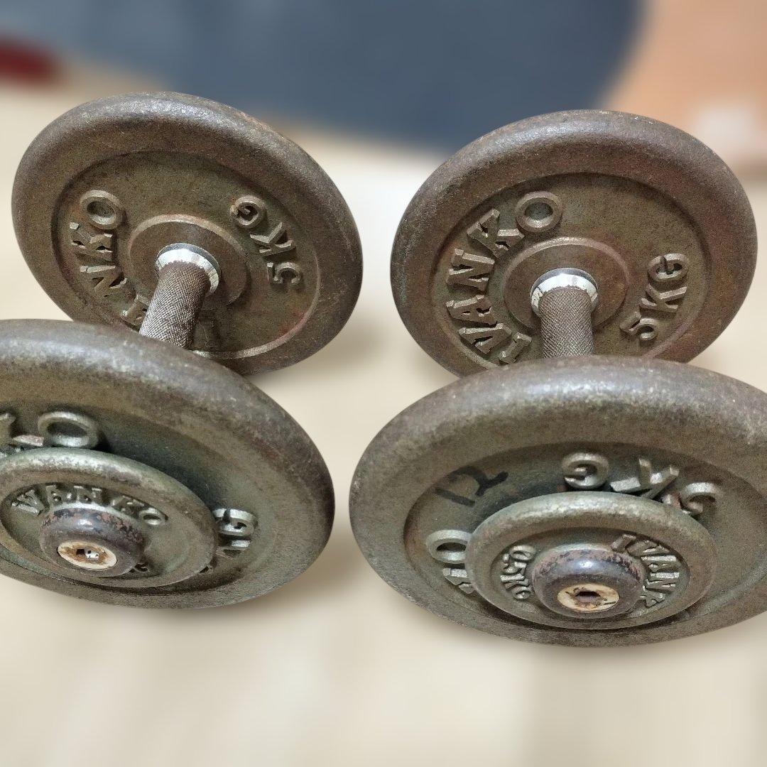 IVANKO 12kg ダンベル 鉄製　２個セット